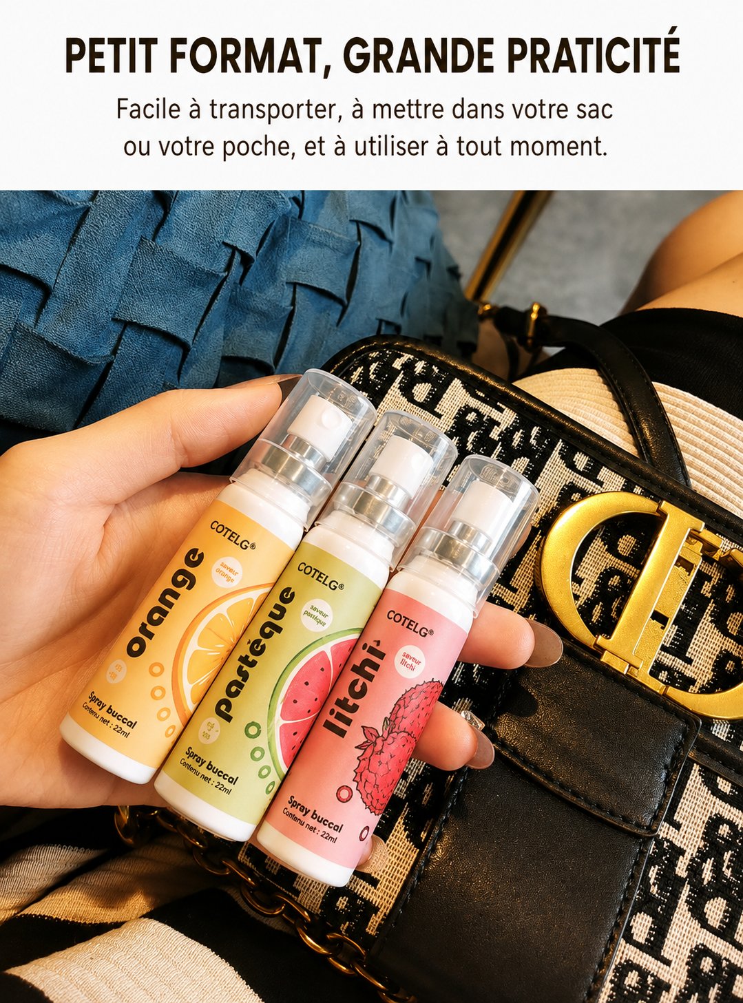 Spray Buccal Rafraîchissant Fruité COTELG – Haleine Fraîche & Saveurs Fruitée
