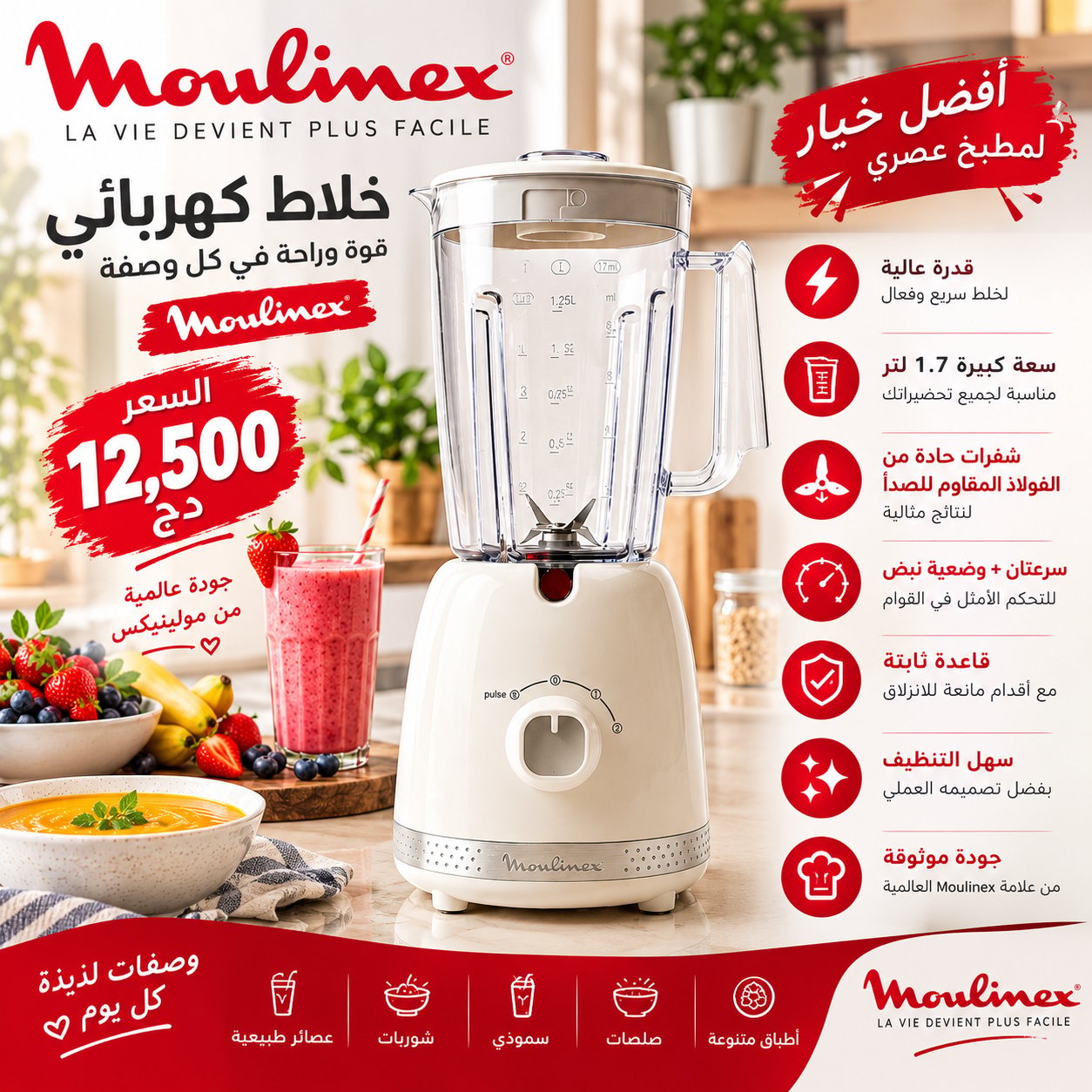 Blender Moulinex Soleil – Blender de Cuisine