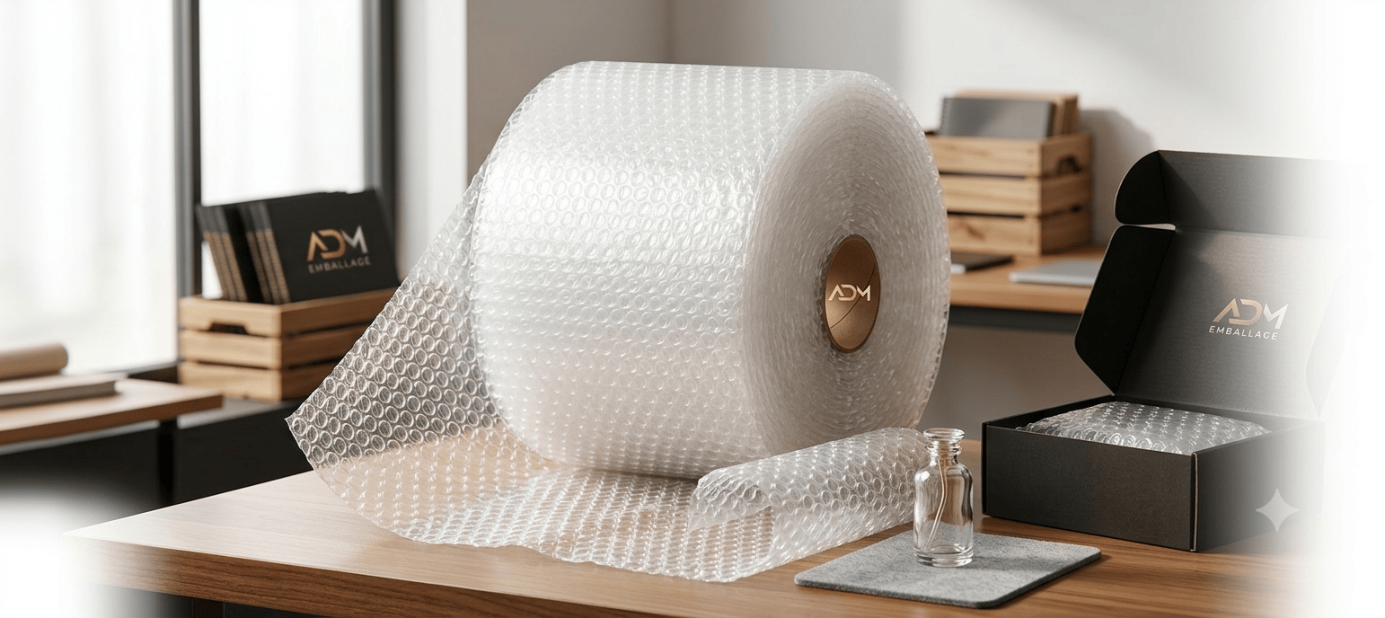 Papier Bulle (ورق فقاعات التغليف للحمايه )