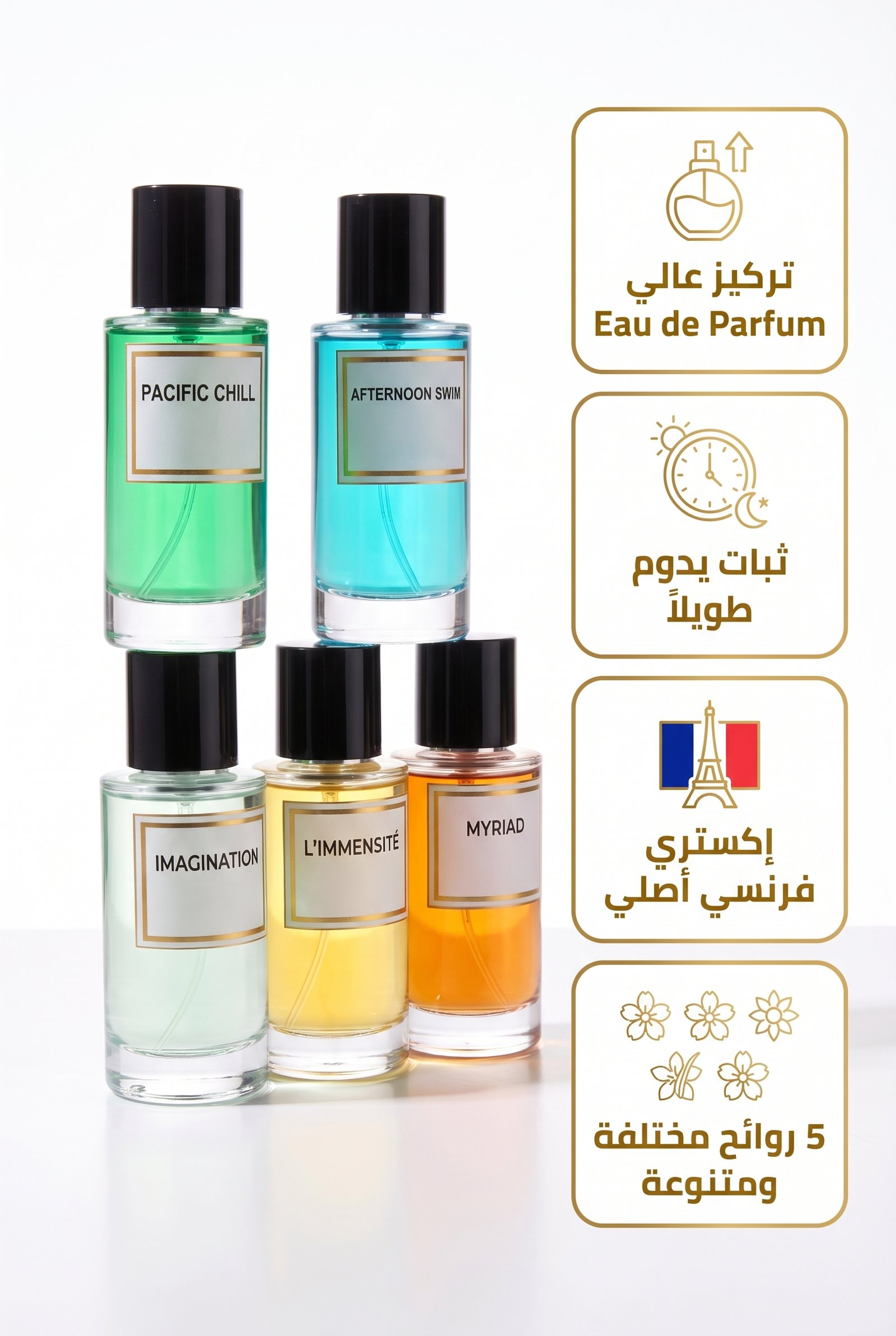 خمسة عطور collection Privee Lv