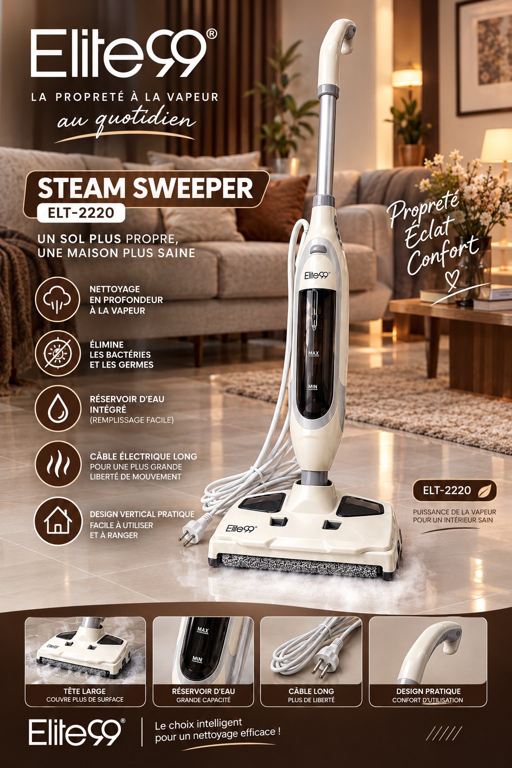  Elite99 Steam Sweeper ELT-2220