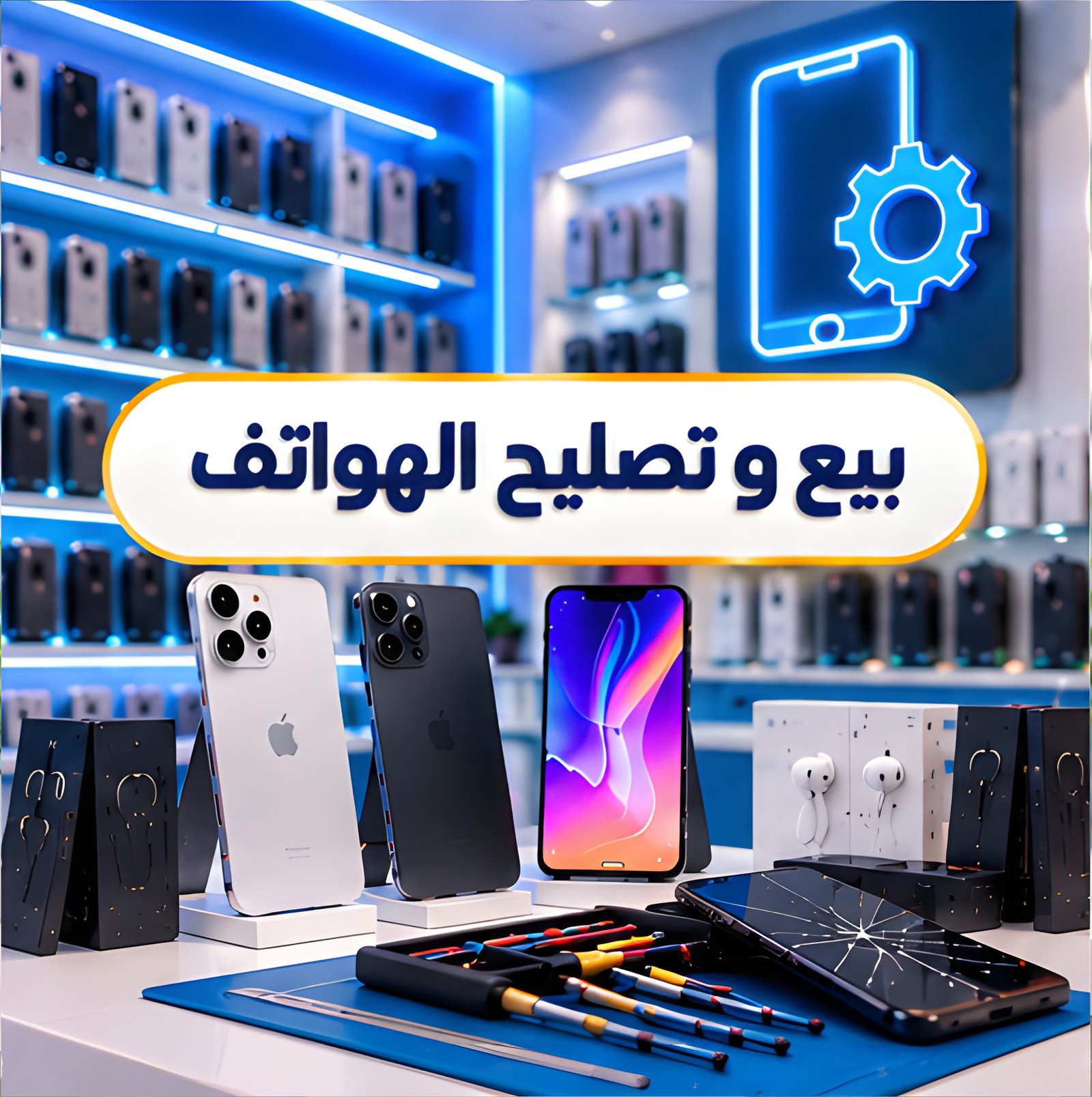 بيع وتصليح الهواتف