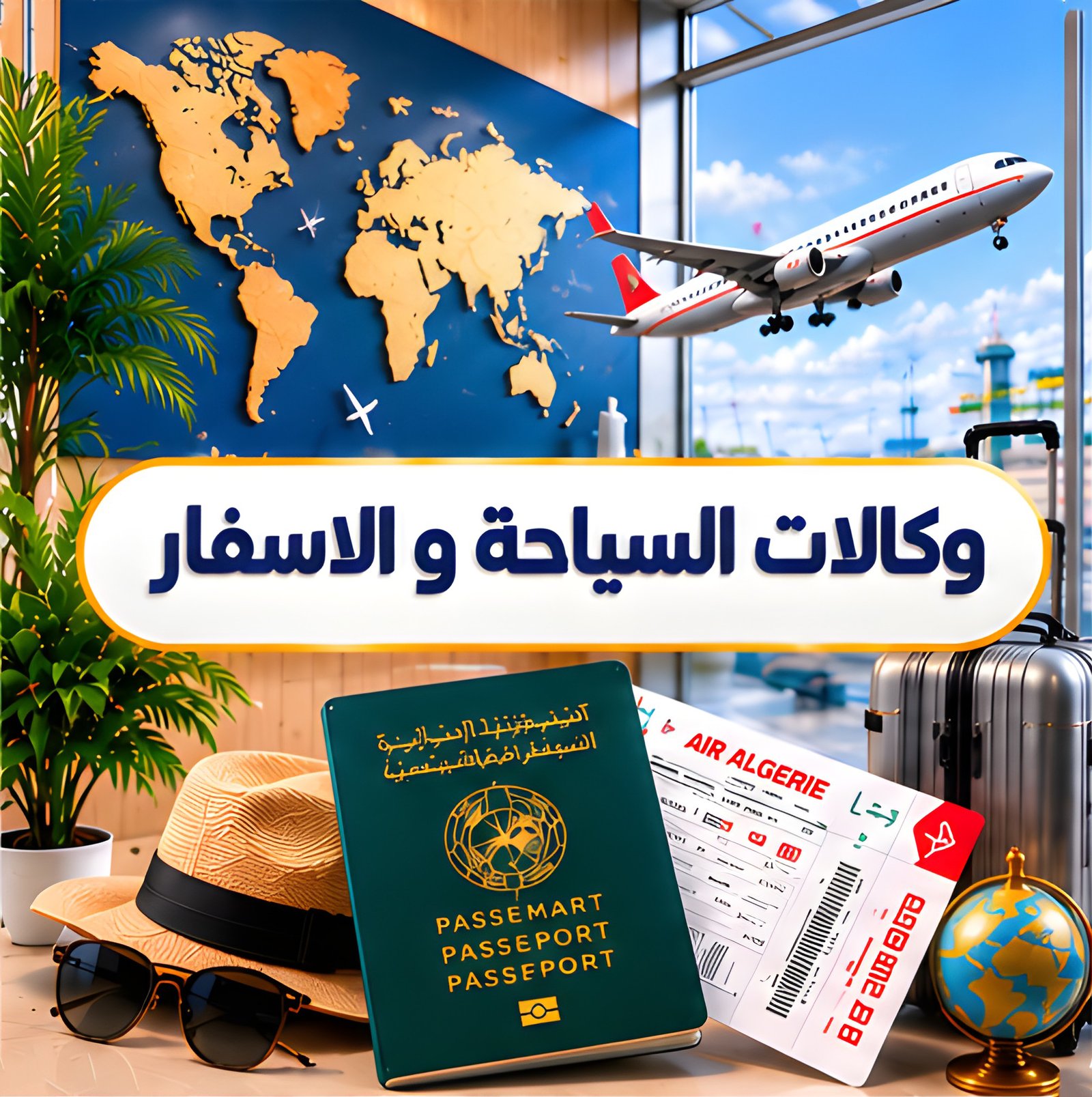 ديكور وكالات السفر والسياحة